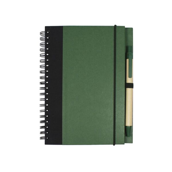Contrast Paperboard Spiral Notebook & Pen 5.5" X 7.125" Thumbnail