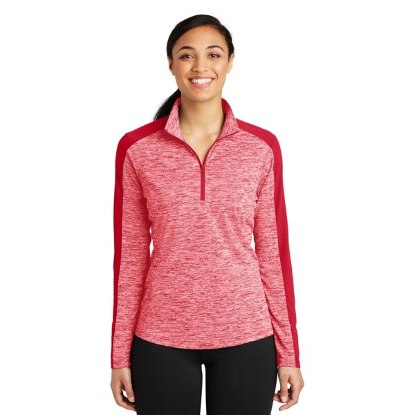 Ladies Heather 1/4 Zip Pullover Thumbnail