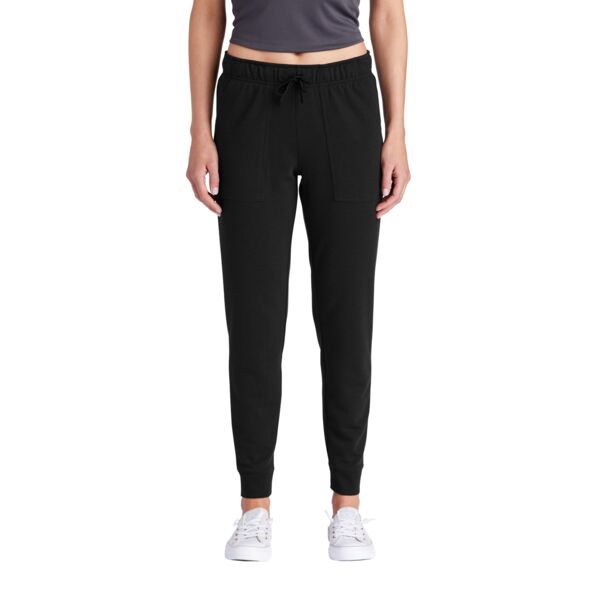 Ladies PosiCharge ® Tri Blend Wicking Fleece Jogger Thumbnail
