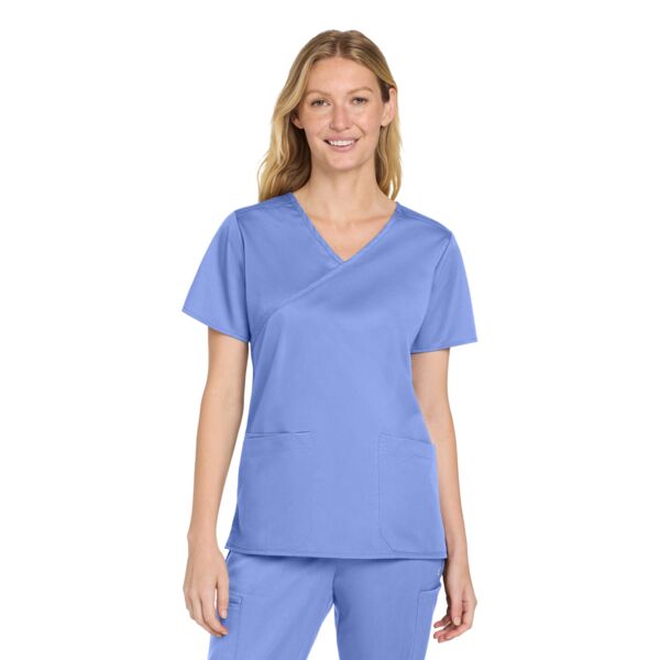 Women's WorkFlex Mock Wrap Top Thumbnail
