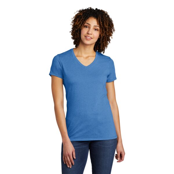 Women's Tri Blend V Neck Tee Thumbnail